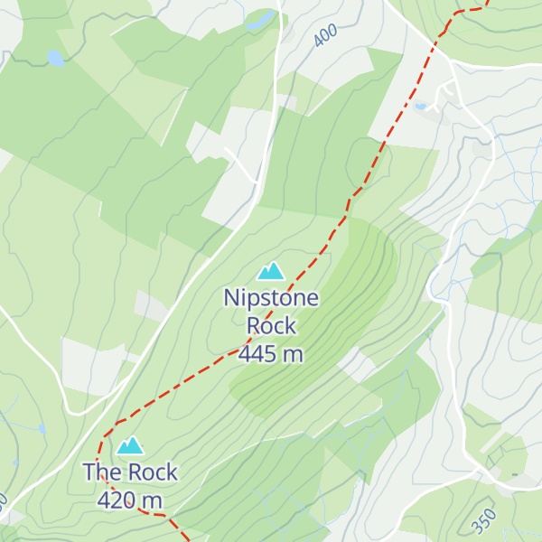 Map of Nipstone Rock