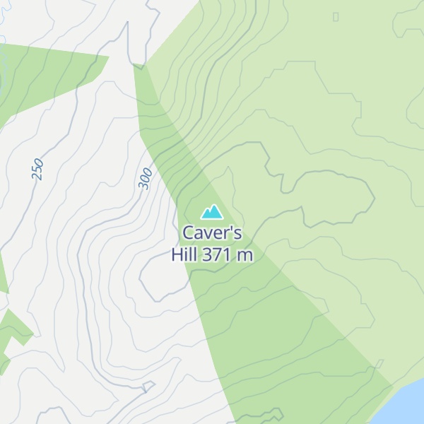 Map of Caver's Hill