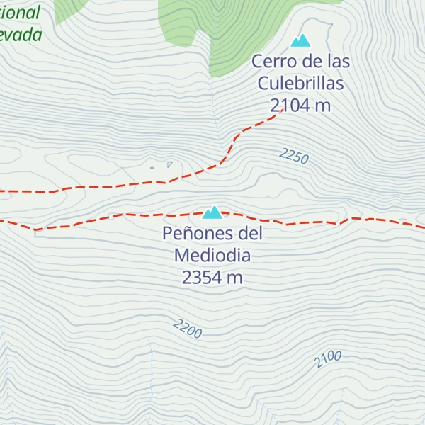 Map of Peñones del Mediodia