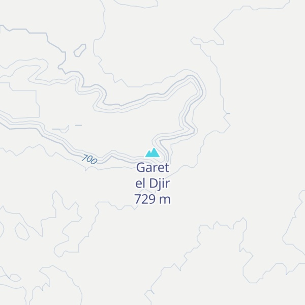 Map of Garet el Djir
