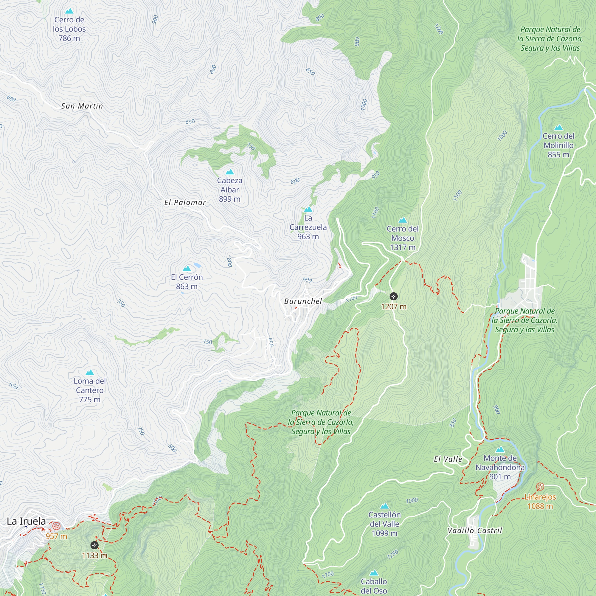 Cabañas El Cerrillo map