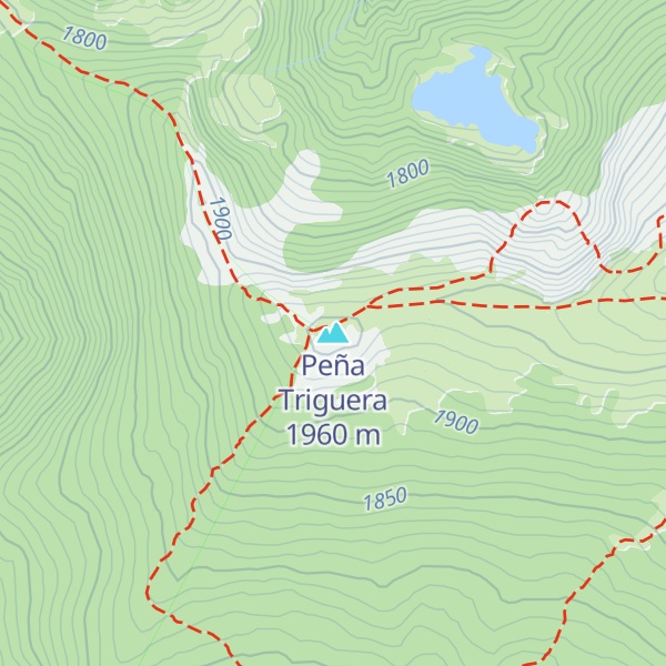 Map of Peña Triguera