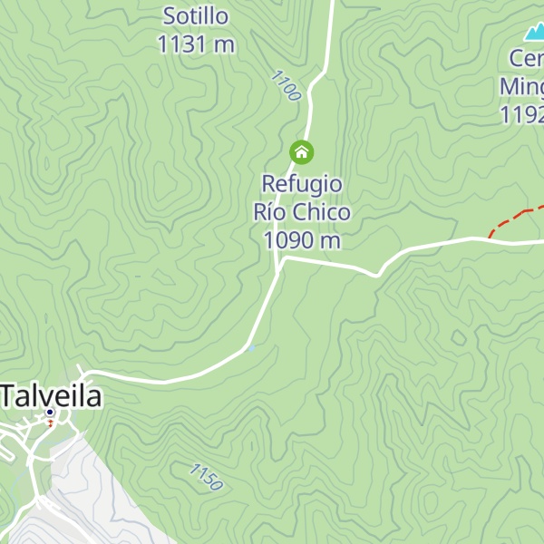 Map of Regugio de Talveila