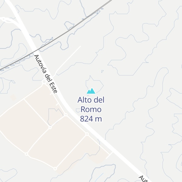 Map of Alto del Romo