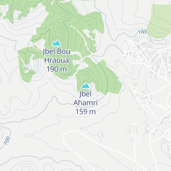 Map of Jbel Ahamri