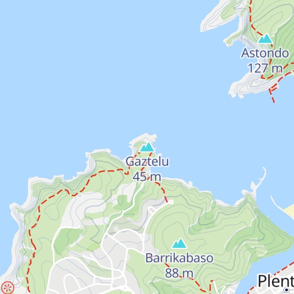 Map of Gaztelu