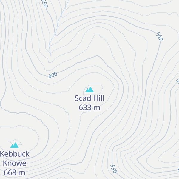 Map of Scad Hill