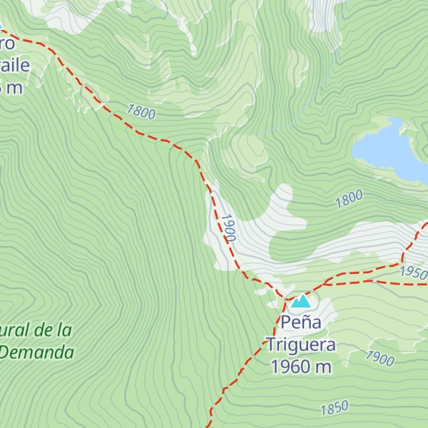Map of Pico Toscoso