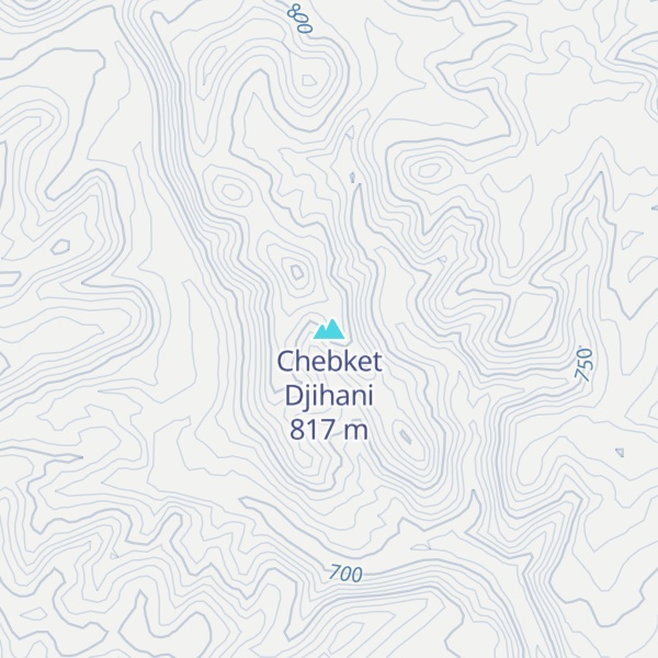 Map of Chebket Djihani