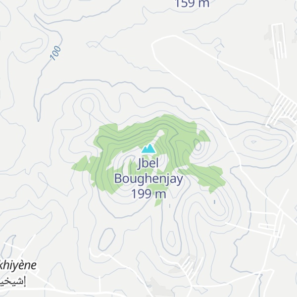 Map of Jbel Boughenjay