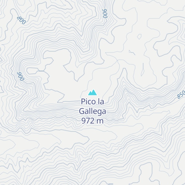 Map of Pico la Gallega