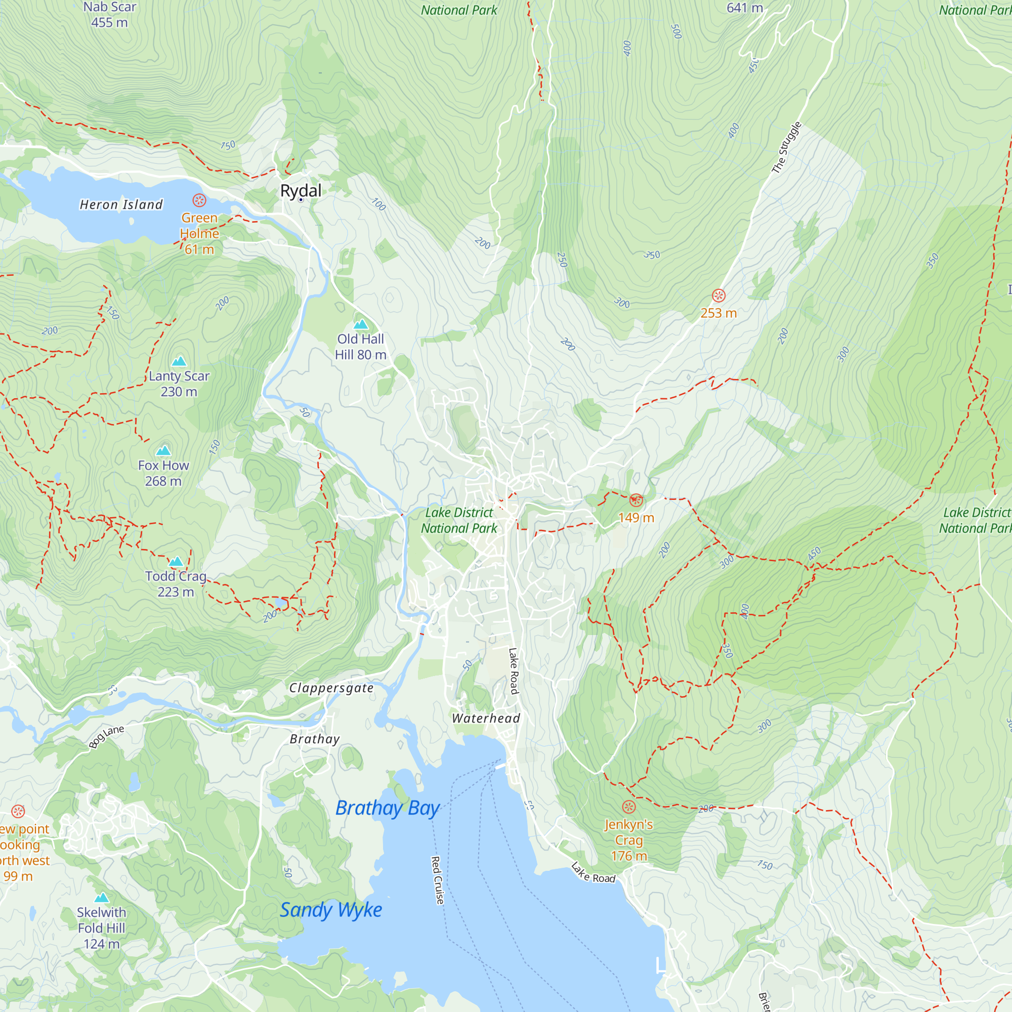 Lake District Gifts map