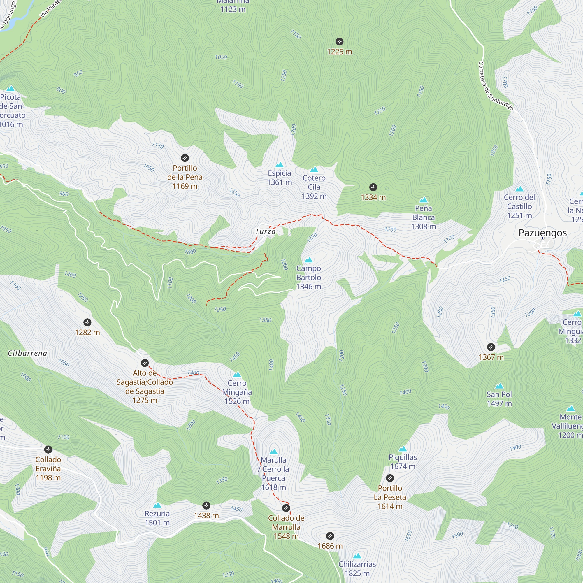 Refugio Bonicaparra map