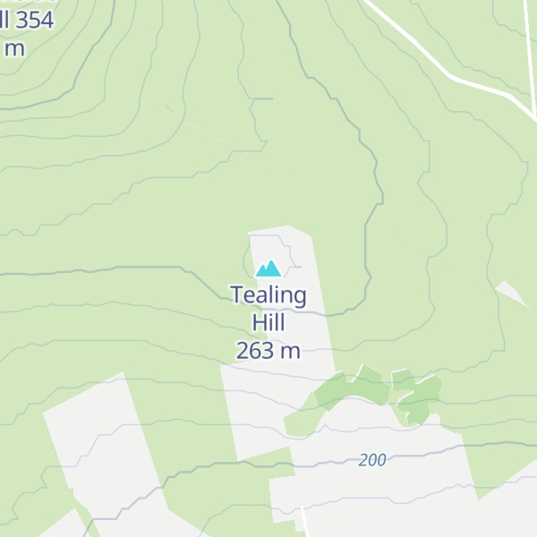 Map of Tealing Hill