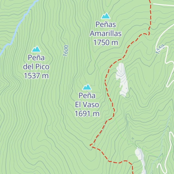 Map of Peña El Vaso