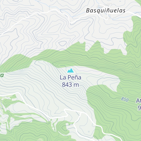 Map of La Peña