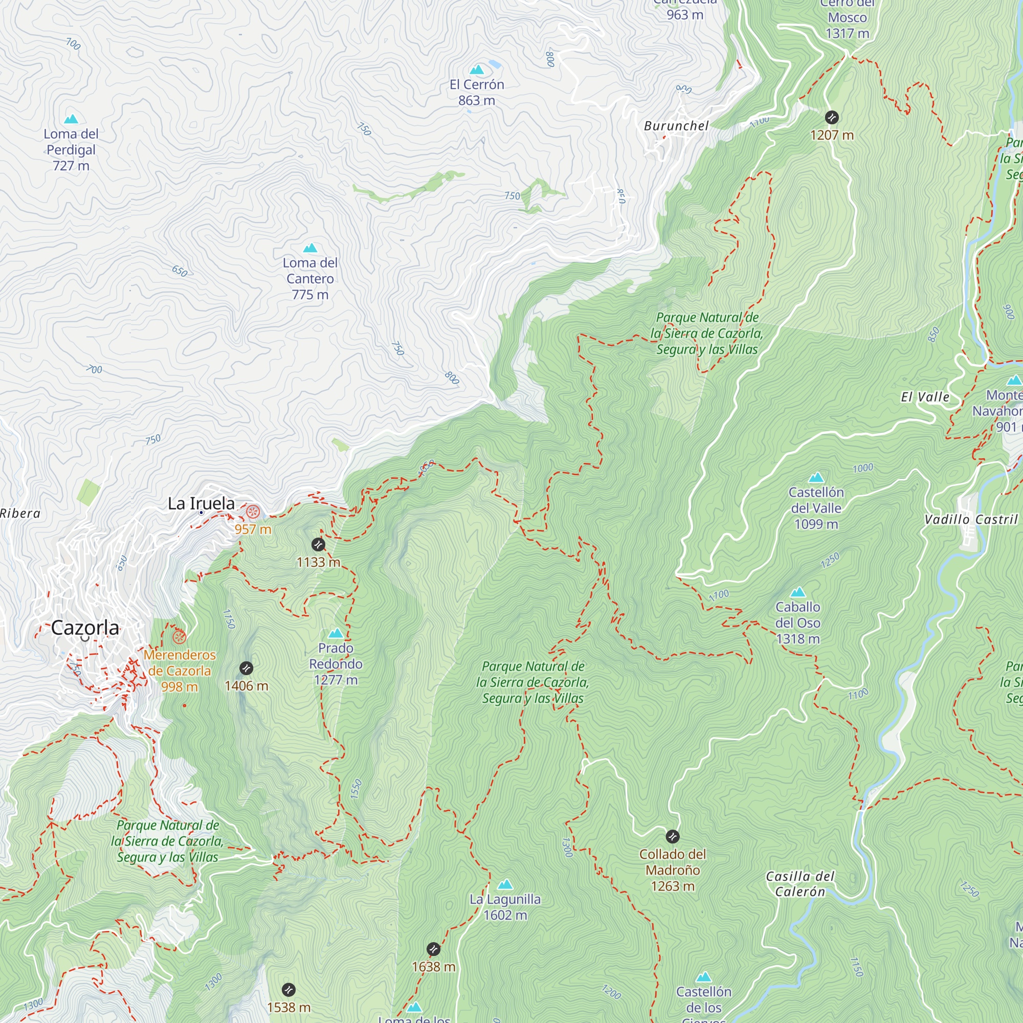Refugio de Rechita map