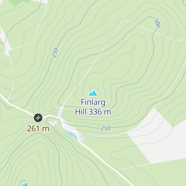 Map of Finlarg Hill