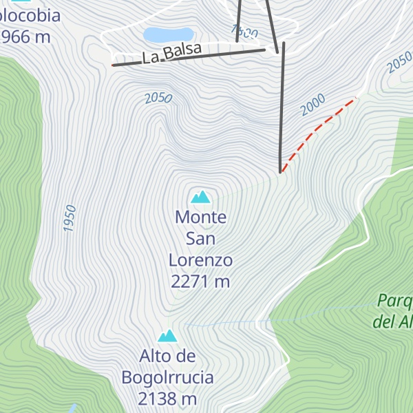 Map of Refugio de montaña San Lorenzo