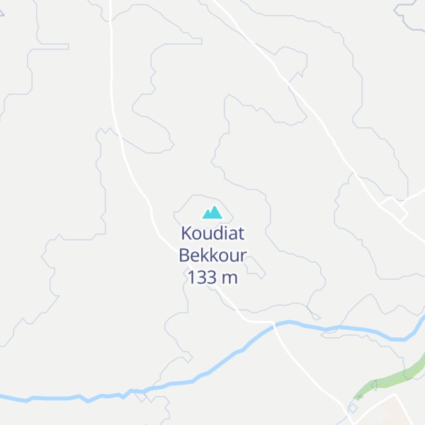 Map of Koudiat Bekkour