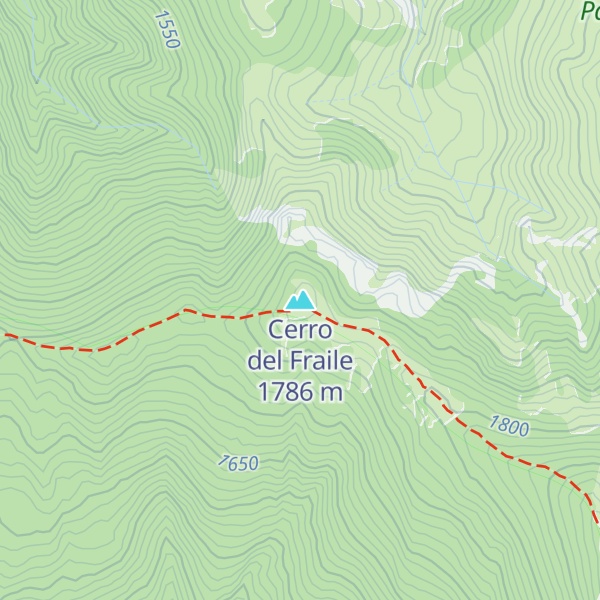 Map of Cerro del Fraile