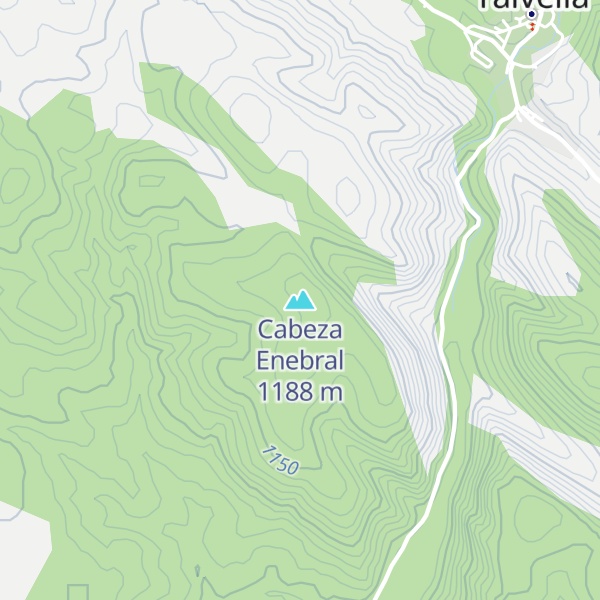 Map of Cabeza Enebral