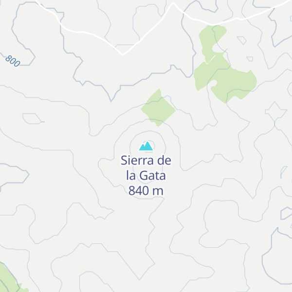 Map of Sierra de la Gata