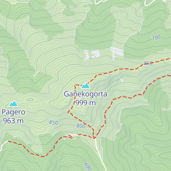 Map of Ganekogorta