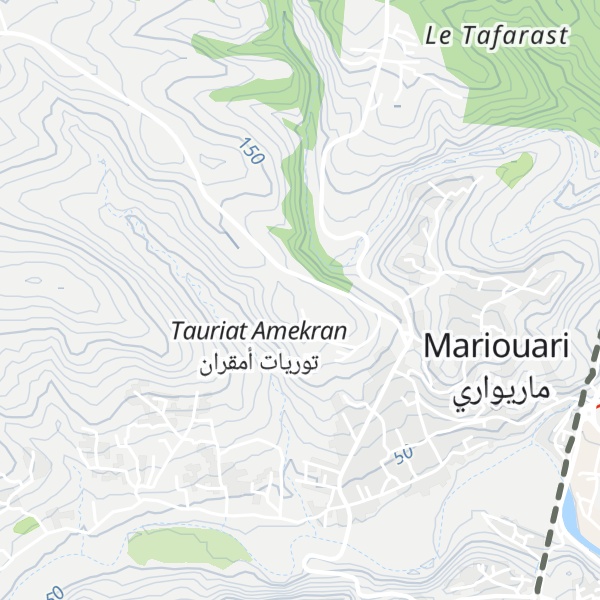 Map of Afras oⴼⵔoⵙ أفراس