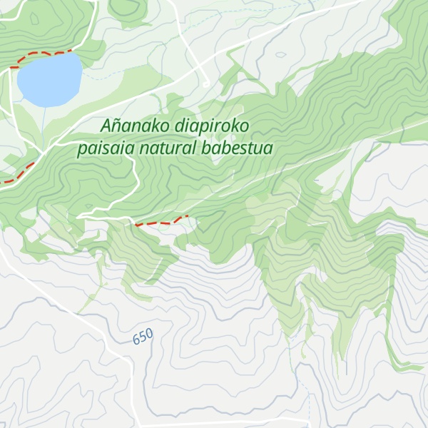 Map of Peña la Uña