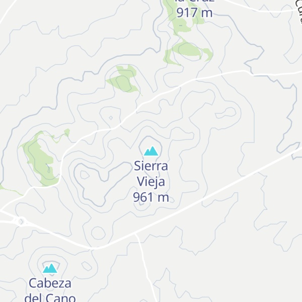 Map of Sierra Vieja