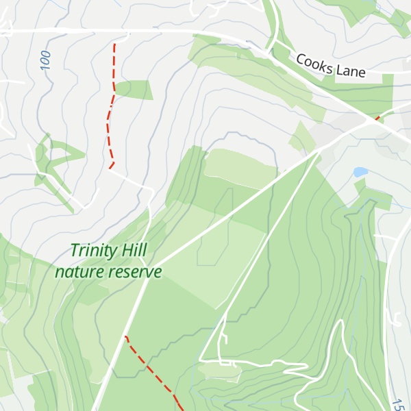 Map of Trinity Hill