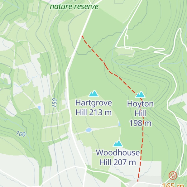 Map of Hartgrove Hill
