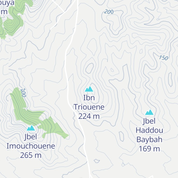 Map of Ibn Triouene