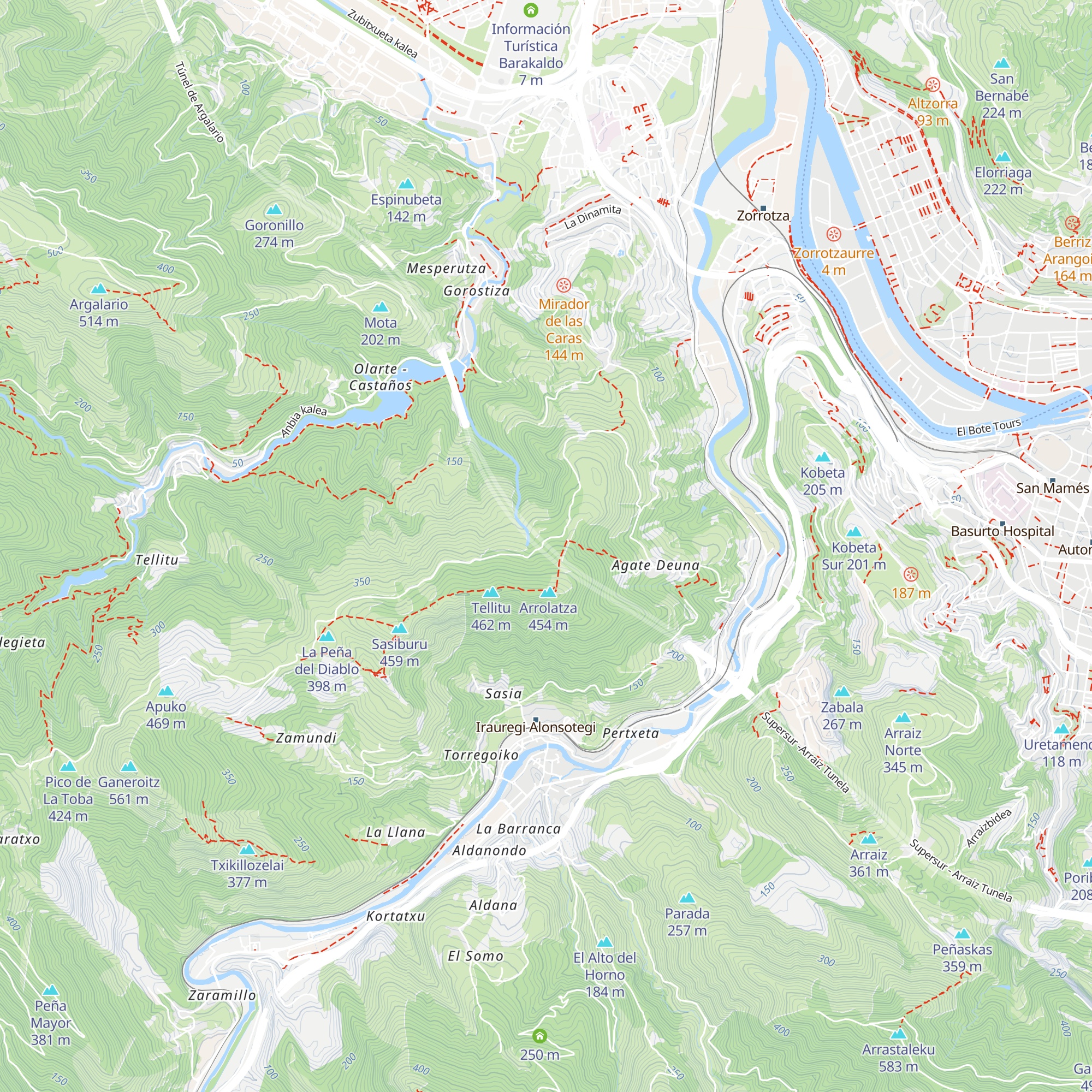 Refugio map