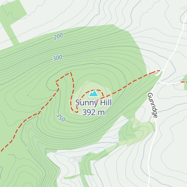 Map of Sunny Hill