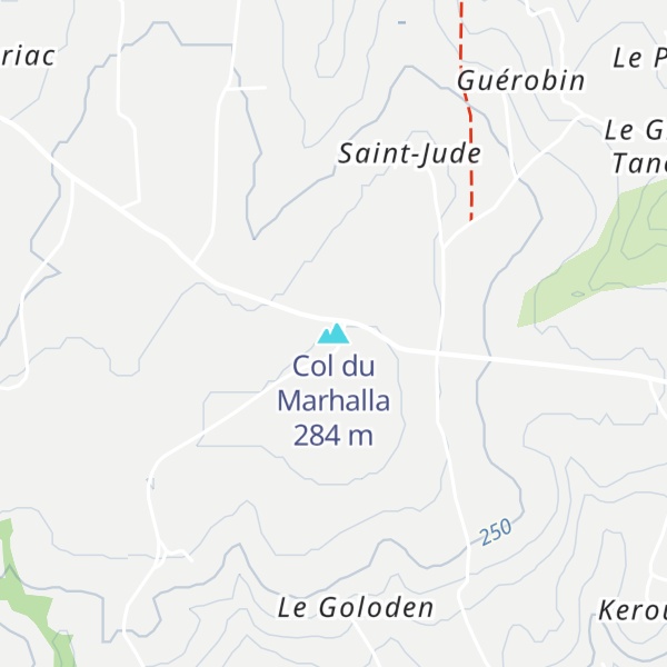 Map of Col du Marhalla