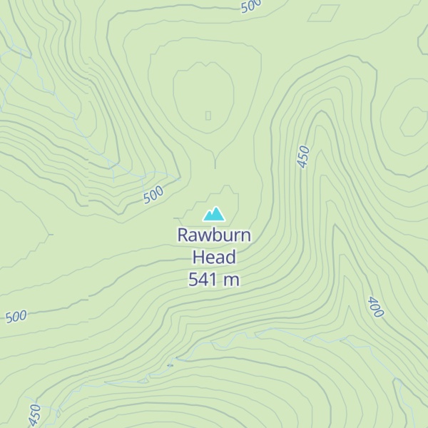Map of Rawburn Head