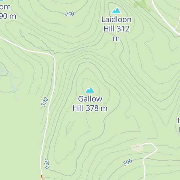Map of Gallow Hill