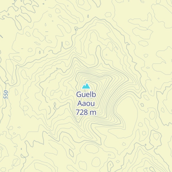 Map of Guelb Aaou