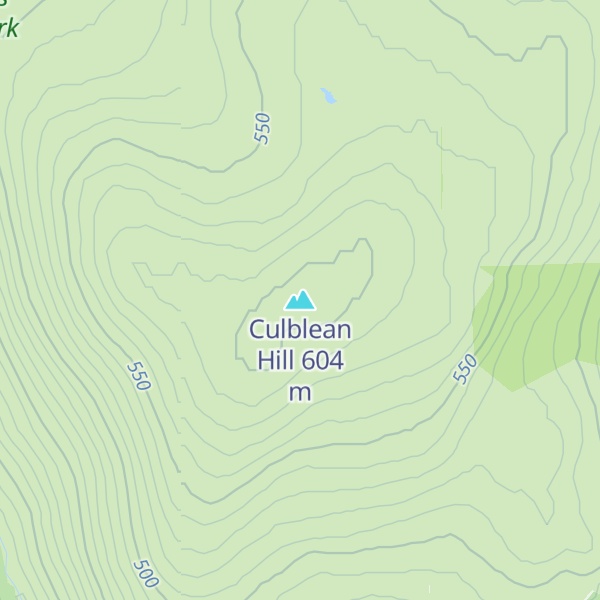 Map of Culblean Hill