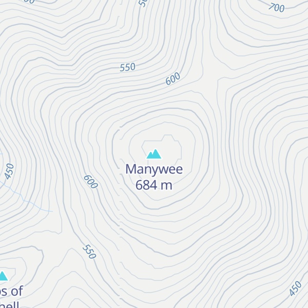 Map of Manywee