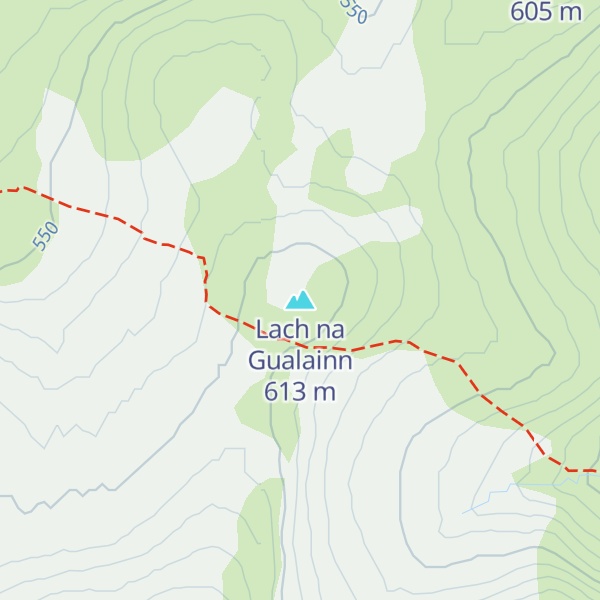 Map of Lach na Gualainn