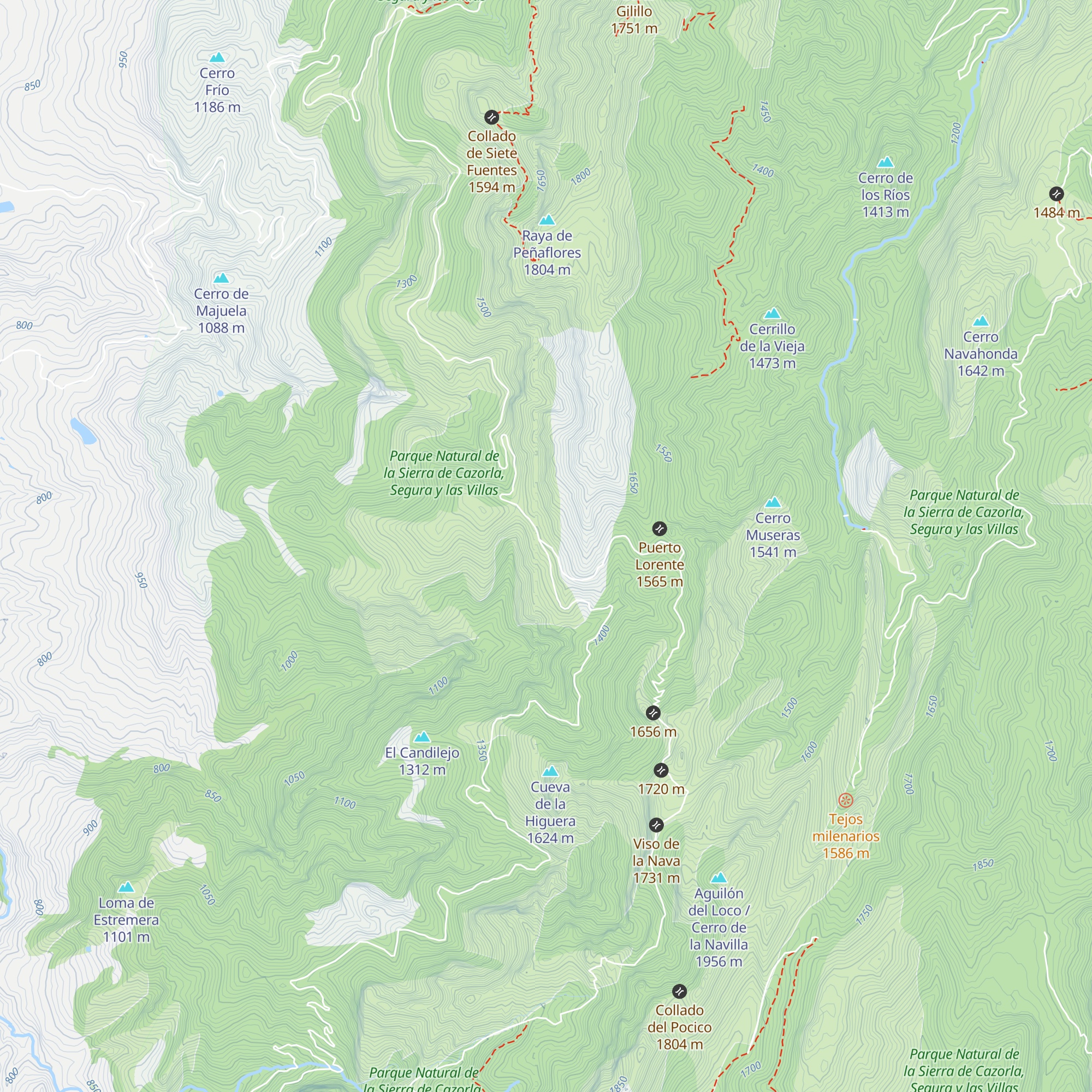 Refugio Casa Forestal Collado Zamora map