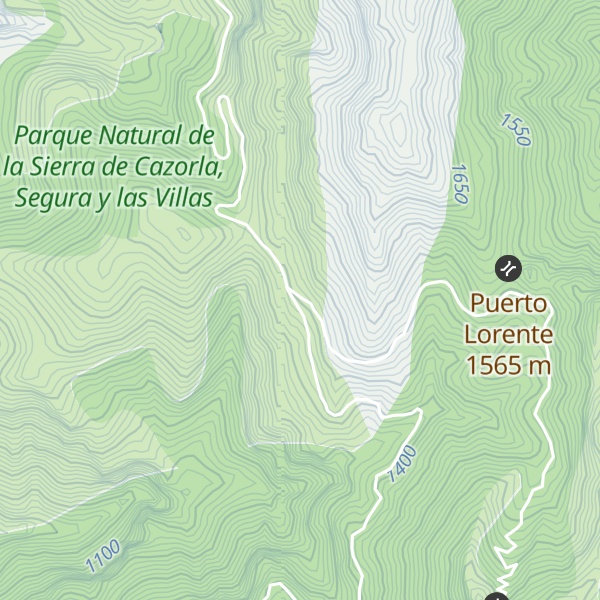 Map of Refugio C.F. Collado Zamora