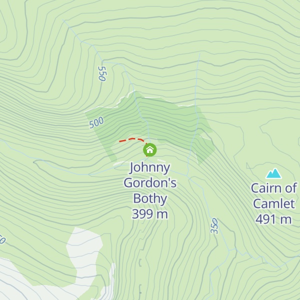 Map of Johnny Gordon's Bothy