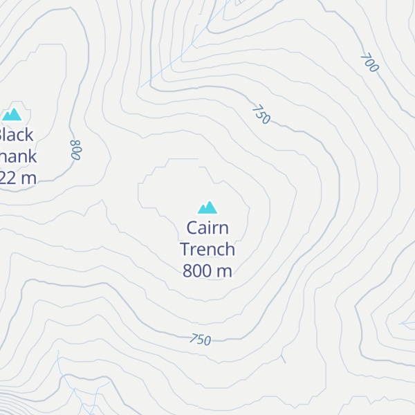 Map of Cairn Trench