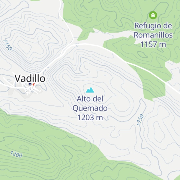 Map of Alto del Quemado
