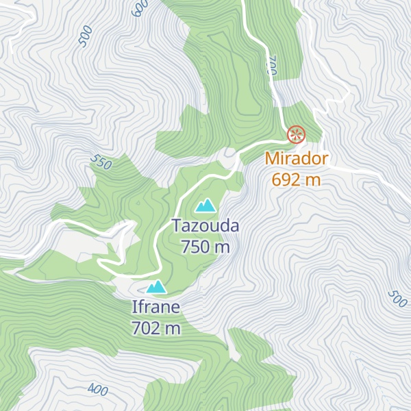 Map of Tazouda