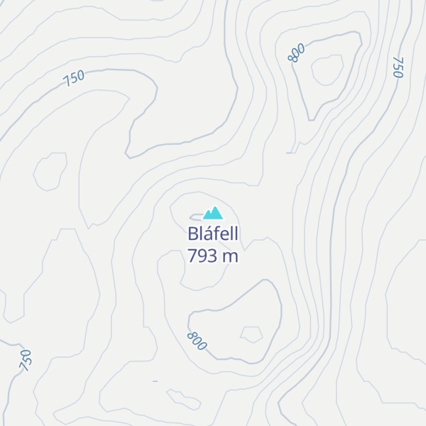 Map of Bláfell